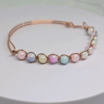 Mermaid Coloured Beads Bracelet